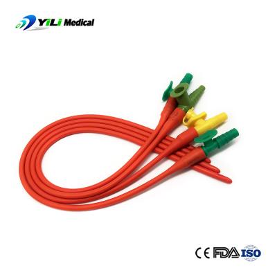 China Korea Hot Selling Medical Disposables Latex Red Rubber Suction Catheter Manufacturer for sale