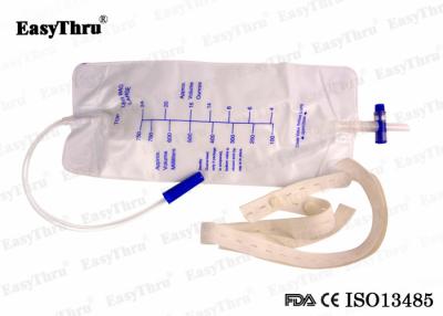 China 750ml Leg Bag Urine Drainage Leg Bags With Cross Valve And Elastic Bandage Urology Bags for sale