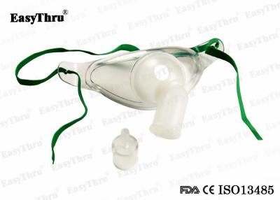 China Comfortable Medical Respirator Mask  / Toucht Racheostomy Oxygen Mask With 360 Rotation Connector for sale