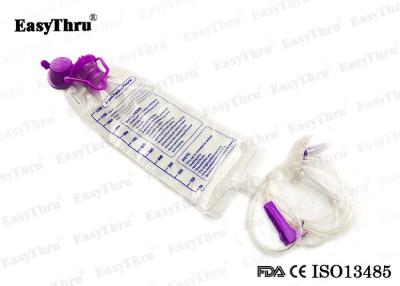 China Medical Care Silicone Stomach Tube Enteral Nutrition Bag Set 500m L / 1000ml For ICU for sale