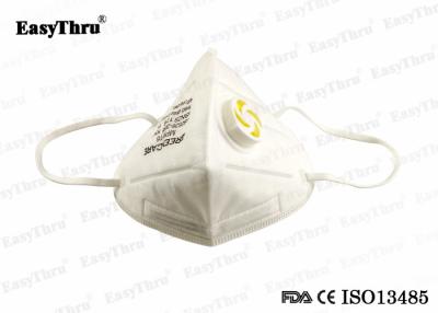 China Foldable Medical Respirator Mask Nonwoven N95 Dust Mask With Valve Custom for sale