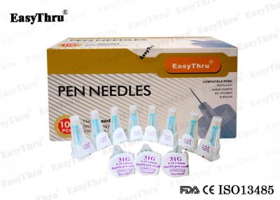 China Diabetic Care Insulin Pen Needles Ultra Fine  31G 12 - 4mm Disposable Medical Devices  safety needles for insulin pens for sale