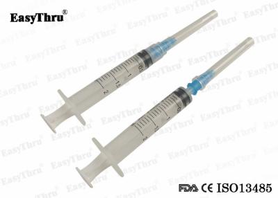 China Hypodermic Needle And Syringe , Medical Grade Disposable 2ml Syringe With Needle for sale