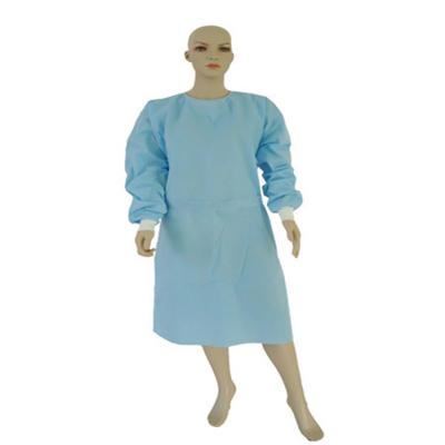 China Medical Disposables Protective Surgical Isolation Gown Non Woven Visitor SMMS for sale