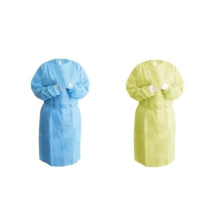 China Knitted Cuff Disposable Isolation Gowns for sale