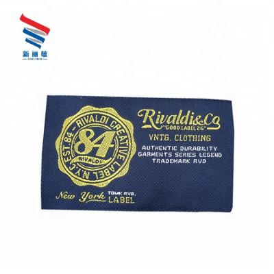 China Sustainable Manufactured New End Ply Woven Key Labels For Clothing for sale