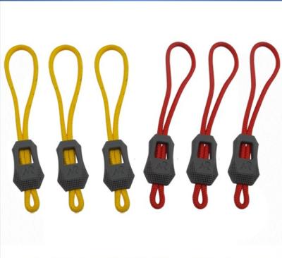 China High Quality Nickel Free Rubber Zipper Puller Silicone Rubber Zipper Puller for sale