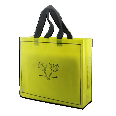 China Eco Friendly Customized Handled Tote Bag Non Woven Reusable Shopping Bag for sale