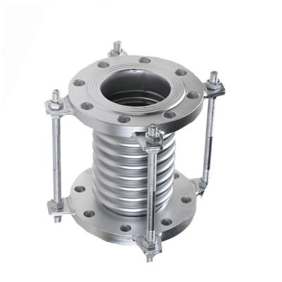 China Expansion Joint Corrosion Resistant Metal Reinforced Bellows Compensator For Pipeline SS Flange for sale