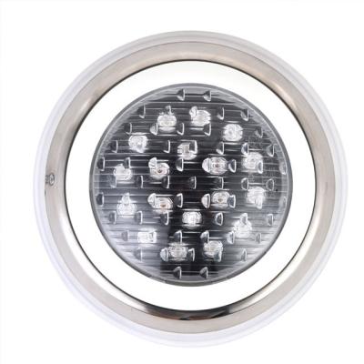 China Garden AC12V DC12V single color and RGB with remote OSH6002- H stainless steel bady WALL MOUNTED SWIMMING POOL LAMP for sale