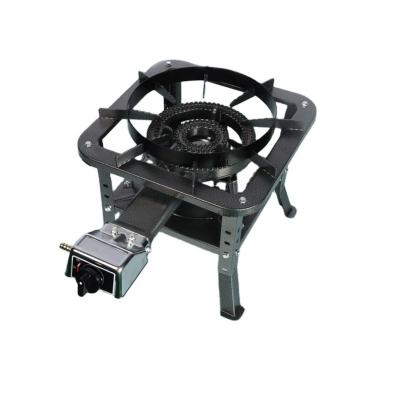 China Commercial LPG High Pressure Outdoor Cast Iron Burner Gas Stove for sale