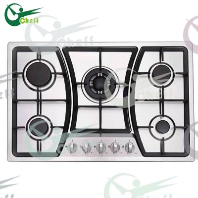 China Wholesale Household OEM Kitchen Appliances 6 Burner Gas Stove Stainless Steel Safety Device Built-in Gas Hob for sale