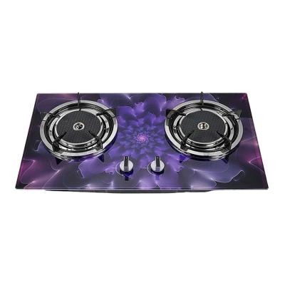 China Durable Gas Built-in Infrared Burner Device Household Safety Cooktop 2 Burner Gas Stove Indoor Cooker for sale