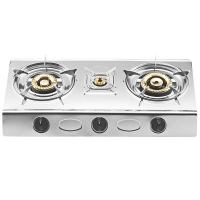 China High-Efficient Household Factory Steel Frame And Cast Iron Gas Stove 2 Burner for sale