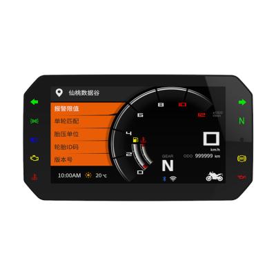 China Motorcycle Smart Accessories Motorcycle Dashboard Support Navigation Display Call ID Whatsapp Message Motorcycle Recycling Tachometer for sale