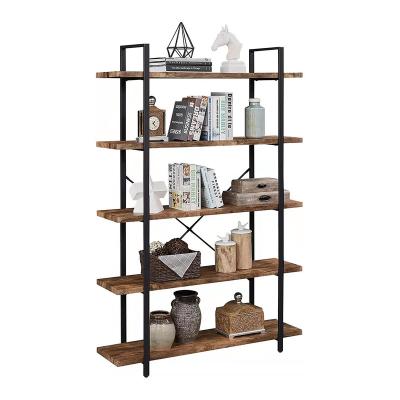 China Simply Metal Industrial Exquisite Layer Rack Shelf Home Use Storage Rack, Wooden Display Rack for sale