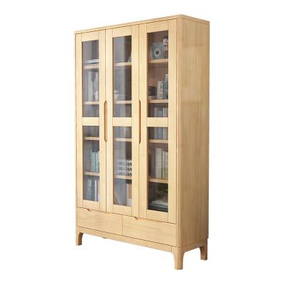 China (Other) Small Modern Adjustable Modular Wooden Family Office Book Shelves Book Cash Book Cabinet for sale