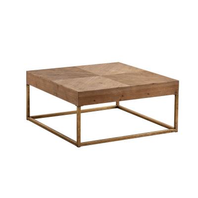 China Other Manufacturer Supplier Square Low Table Modern Luxury Burlywood Color Tea Table for sale