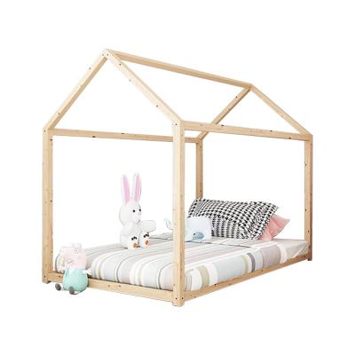 China Good Price Good Quality Burlywood Simplicity Modern Bedroom Furniture Eco - Friendly Kids Bed for sale