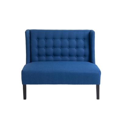 China High Quality Simple Fabric Chair Velvet Furniture Solid Wood Tufted Living Room Sofa Chairs for sale