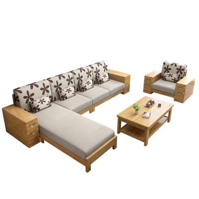 China Minimalist Special Shaped Luxury Wooden Cover Sofa Removable European Apartment Latest Designs for sale