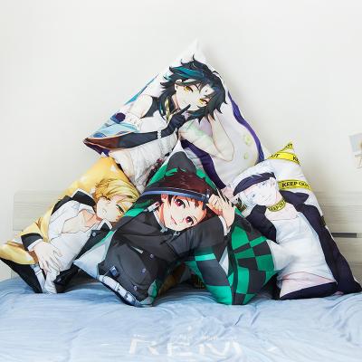 China New folded fabrics made pillow cases anime dakimakura pillow irregular shape custom printed pillow covers for sale