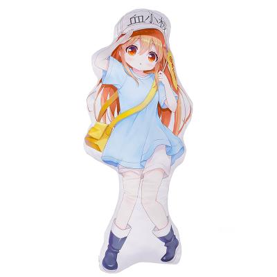 China Decorative/Sleeping Custom Anime Irregular Shape Cheap Shape Home Decor Cushion Good Quality for sale