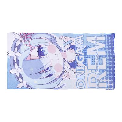 China Hot Sales Cartoon Character Digital Printing Custom Sublimation Printed Towel QUICK DRY for sale