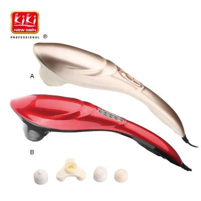 China With 4 interchangeable massage heads and infrared light KIKI NEWGAIN body electric vibration massager handheld slimming hammer for sale