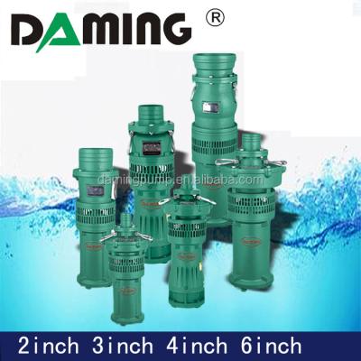 China Water Treatment Solutions QY Series Cast Iron Oil Filled Borehole Submersible Pump for sale