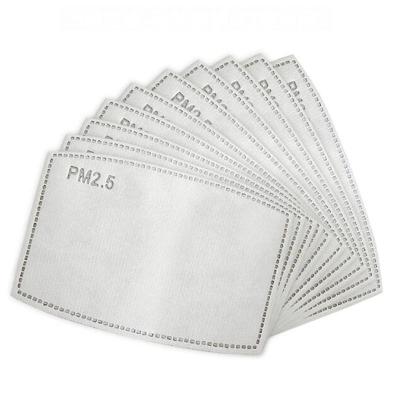 China Activated Carbon Filter PM 2.5 Dust 5 Layer Filter Breathable Maskes Anti Filter For Cotton Face Maskes for sale