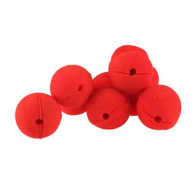 China Halloween Christmas Custom Sponge Circus Clown Masquerade Party Props Party Props Ball Sponge Clown Red Nose Foam for sale