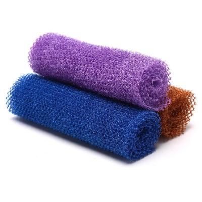 China EXFOLIATE African Body Wash Net Washcloth Net Sponge Net Long Shower Exfoliating Net Sponge Bathing Net Sponge for sale