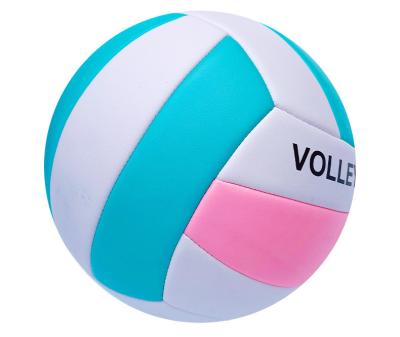 China Sport Training Official Size Cheap Colorful Custom Design Promotional Volleyball beach ball for sale