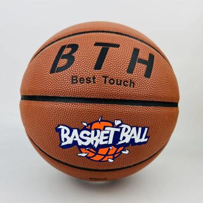 China Training use wholesale custom official size 29.5 Composite leather foam bladder ABA game basketball ball for sale