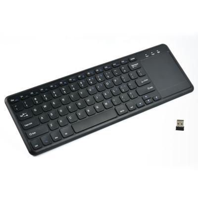 China 78 Keys Wireless Slim Portable X-structure Wireless Keyboard 2.4G With Touchpad for sale