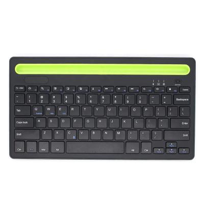 China NEW Wireless Blue Tooth Wireless Keyboard with Stand Rechargeable Holder Notebook Tablets Laptop Counter Cover Keyboard for sale