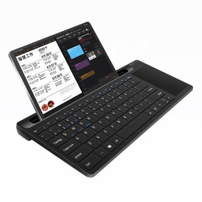 China NEW Wireless BT Wireless Keyboard With Notebook Slot Tablets Rechargeable Laptop Protective Cell Phone Keyboard zu verkaufen