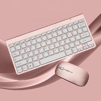 China For Home Office 2.4GHz Super Slim Wireless Keyboard Combo Mouse Support Customized Language Layout for sale