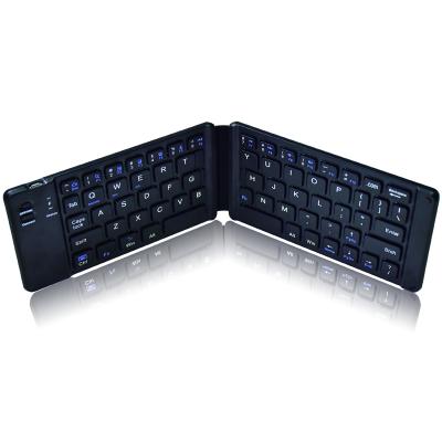 China BKC018 Wireless Tooth Foldable Blue Keyboard For Tablet PC Mobile Phone Portable Folding Keyboard for sale