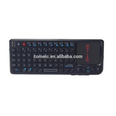 China RF Wireless Touchpad Air Mouse T11 Wireless Keyboard Laser Wireless Indicator for sale