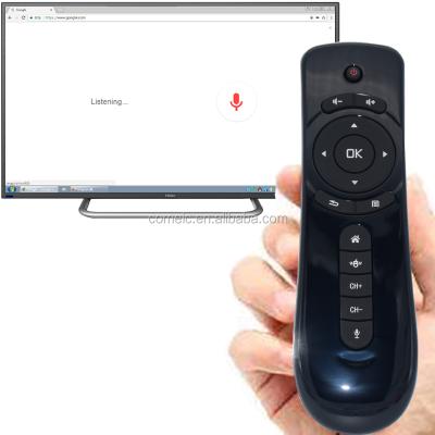 China T1 Mini Wifi Voice Air 2.4g Remote Control Wireless Mouse For Android Smart TV Box for sale