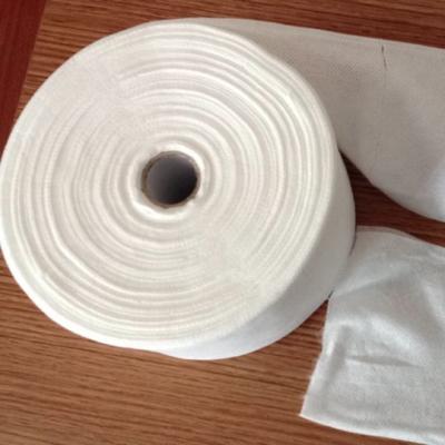 China White Cotton Wiping Cloths 100% Cotton Mesh Cloths , Rolled Thick Dry Cleaning Cloths for sale