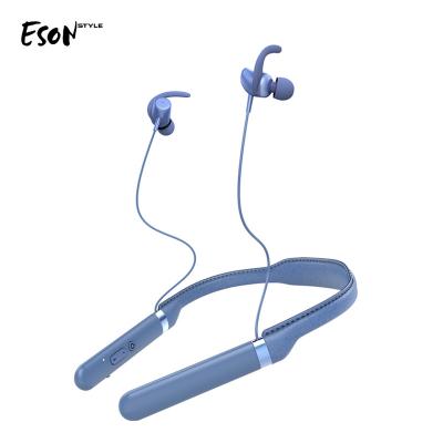 China Buletooth Waterproof Eson Earphone Style Bluetooth V5.0 Ipx4 Chip Portable Sports In-Ear Neckband Running Headset for sale