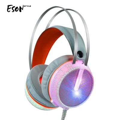 China Headband Eson Style Led Light Display Brilliant 3gp Video Sound Bar Songs Download Headset Game Earphones for sale