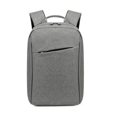 China With USB wholesale custom logo canvas backpack cheap business school laptop backpack bag for sale