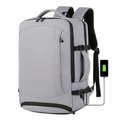 China Large Laptop Backpack Business Laptop Backpack Waterproof Logo Shoe Bag Custom Wholesale Travel Bag With USB Port Charging for sale