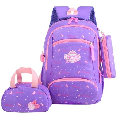 China 2020 Wholesale Cute Tear Resistance Factory Cartoon Primary School Backpack Kindergarten Backpack 3 Pcs Set for sale