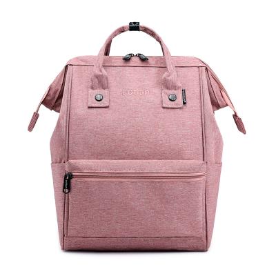 China 2020 Fashion Mom Bag Stitched Diaper Bag Waterproof Trending Baby Care Backpacks for sale