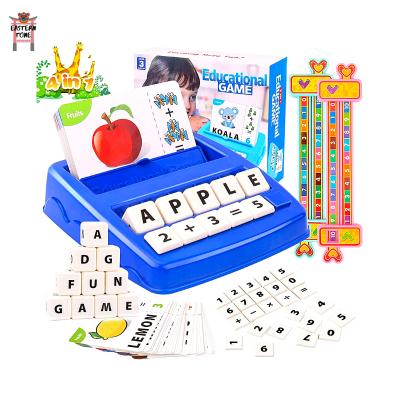 China Intellectual Toy Matching Letter Game, Teaches Word Recognition, Spelling, and Increases Memory, Preschool Educational Toy Ages 3 and Up for sale